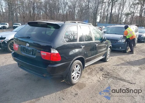 2004 BMW X5 3.0I из США, поврежденный, VIN 5UXFA13574LU22533